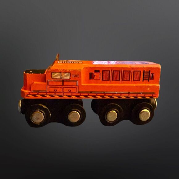 Battat Wooden Engine Train Classic & Compatible Wooden Toy Train Car B4 - Picture 7 of 7